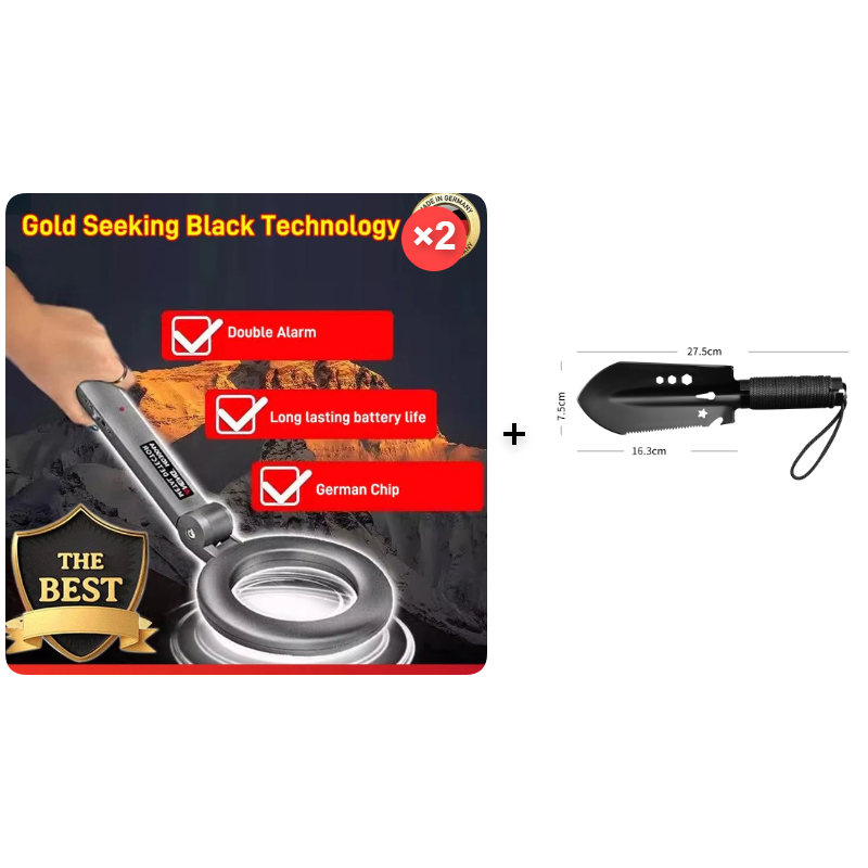 ⏳Limited-time 50% off⏰High Sensitive Detection LED Flashing Alarm Metal Detector🕵️♀️