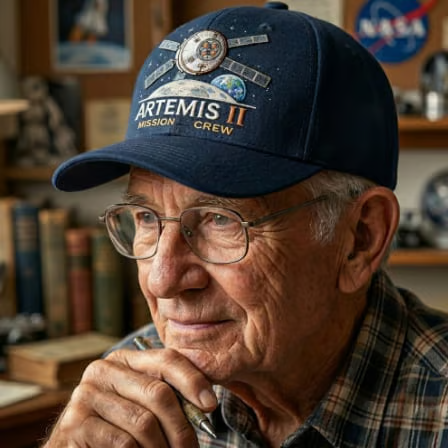 ✨High-end craftsmanship in hand printing-🌕Artemis II Lunar Mission Commemorative Cap