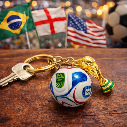 ⚽🏆 2026 FIFA World Cup FIFA Trophy & Ball Keychain
