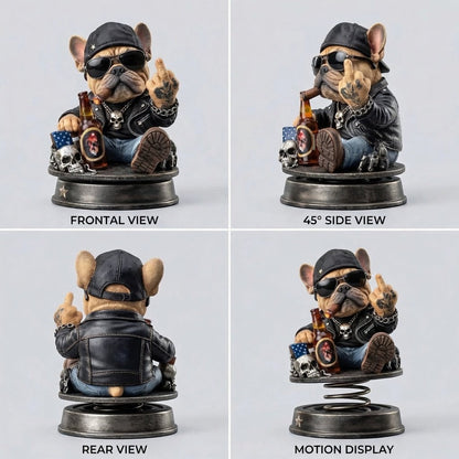 ⏰Hot Sale- Grumpy “Too Old to Care” Bobblehead – Fun Spring-Loaded Car Dashboard Decor