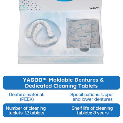 YAGOO™ Moldable Dentures – Affordable, Comfortable & Easy At-Home Fit